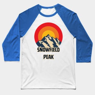 Snowfield Peak Baseball T-Shirt